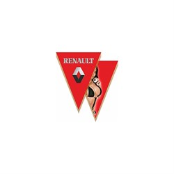 Треугольный автомобильный вымпел Skyway RENAULT с девушкой - фото 13803643