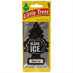 Ароматизатор в машину Car-Freshner Ёлочка Black Ice Черный лед - фото 13826137