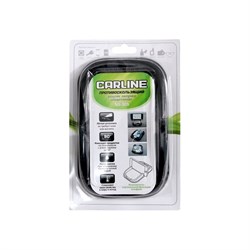 Противоскользящий коврик на панель Carline подставка с бортами, 100х150х20 мм, черный - фото 14095139