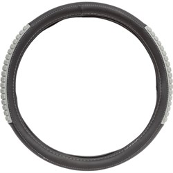 Оплетка руля CarPerformance CP-2060 BK/GY /L/ - фото 14096722