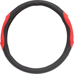 Оплетка руля CarPerformance CP-2050 BK/RD - фото 14097992