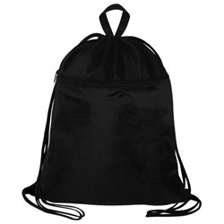 Мешок для обуви BRAUBERG БОЛЬШОЙ, с ручкой, карман на молнии, сетка, 49х41 см, "Total Black", 273453 - фото 14225218