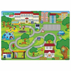 Настольное покрытие BRAUBERG KIDS, А3+, пластик, 46x33 см, "Лабиринт", 273620 - фото 14225266