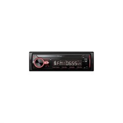 Автомагнитола FIVE (1din/красная/Bluetooth/USB/AUX/SD/FM/4*50) F24R - фото 14409300