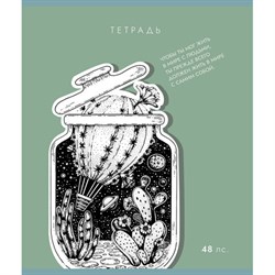 Тетрадь А5 48 л., ПЗБМ скоба, клетка, Soft-Touch, брайль, "Внутренний мир" (микс в спайке), 23409 - фото 14567654