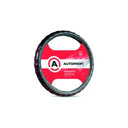 Оплетка руля AUTOPROFI AP-156 D GY M - фото 14691805