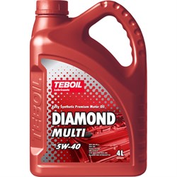 Моторное масло TEBOIL diamond multi 5w-40, 4л - фото 14694900