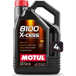 Синтетическое масло MOTUL 8100 X-cess 5W30 - фото 14694950