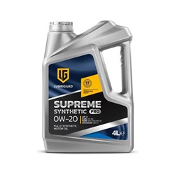 Моторное масло lubrigard SUPREME SYNTHETIC PRO 0W-20 - фото 14694993