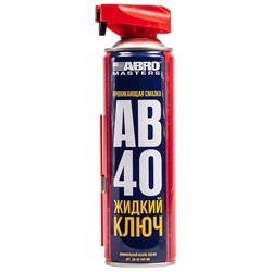 Смазка проникающая ABRO MASTERS AB-40 ЖИДКИЙ КЛЮЧ 540 мл - фото 14695612