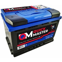 Аккумуляторная батарея Quick Master SP 6СТ-75 (L)-(1) 560А, 277x175x190 - фото 14695845