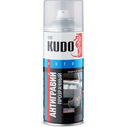 Универсальный антигравий KUDO аэрозоль прозрачный 520 мл - фото 14695939