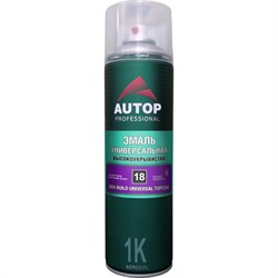 Акриловая универсальная высокоукрывистая эмаль AUTOP Professional №18 - фото 14696252
