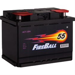Аккумулятор FIRE BALL 6ст 55 N 480 А CCA - фото 14696273