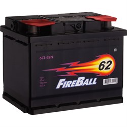 Аккумулятор FIRE BALL 6ст 62 N 530 А CCA - фото 14696279