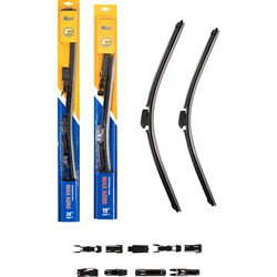Комплект бескаркасных щеток стеклоочистителя KRAFT KT 830851 - фото 14697467