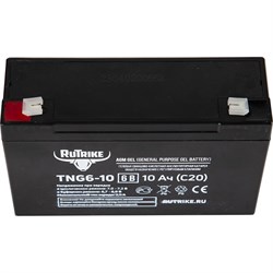 Тяговый аккумулятор Rutrike TNG6-10 (6V10A/H C20) - фото 14698926