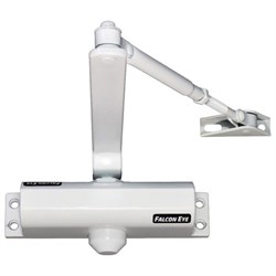 Доводчик FALCON EYE FE-B2W на дверь 25-45 кг, белый, 00-00110303 - фото 14700286