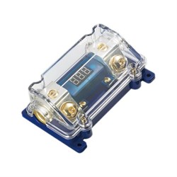 Держатель на 1 ANL предохранитель с вольтметром кабель до 50 мм2 Gold Pro Legend PL9246 - фото 14701613