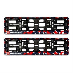 Комплект рамок для размещения номера автомобиля MARSHALL MFR0001 - фото 14702211