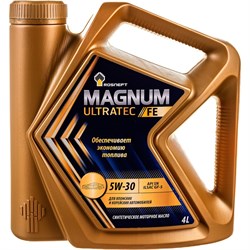 Синтетическое моторное масло Роснефть Magnum Ultratec FE 5W-30 SN-CF - фото 14704000