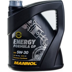 Синтетическое моторное масло MANNOL ENERGY FORMULA OP 5W-30 - фото 14704186