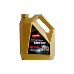 Полусинтетическое моторное масло OILWAY Dynamic Hi-Tech Long life 10W-40, API SG/CD - фото 14704472