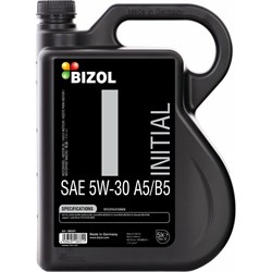 Моторное масло Bizol Initial НС-синтетическое, 5W-30, A5/B5, 5 л - фото 14704539