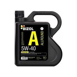 НС-синтетическое моторное масло Bizol Allround 5W-40, SN, A3/B4 - фото 14704546