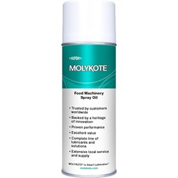 Универсальное масло Molykote Food Machinery Spray Oil - фото 14705213