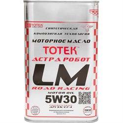 Синтетическое моторное масло ТОТЕК LM-Road Racing SAE 5W30 - фото 14705923