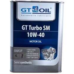 Масло GT OIL Turbo SM SAE 10W-40 API SMSN/CF - фото 14707052
