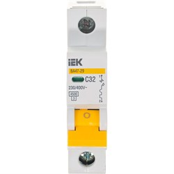 Автоматический выключатель IEK ВА47-29 - фото 14707663
