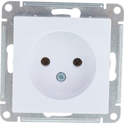 Одноместная розетка Systeme Electric СП ATLAS DESIGN - фото 14709215