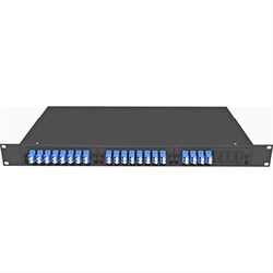 Оптический укомплектованный стоечный кросс TopLan КРС-Top-1U-40LC/U-OS2-BK - фото 14712471