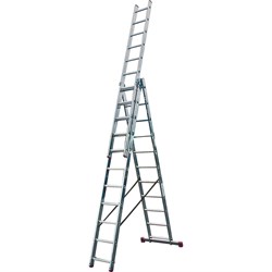 Алюминиевая трехсекционная лестница KRAUSE Corda 3х11 - фото 14713171