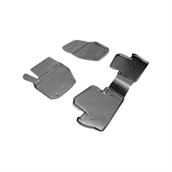 Салонные коврики для Chevrolet Tahoe V (2020) (3 ряд 8 мест) UNIDEC NPA00-C10-362-2 - фото 14713416