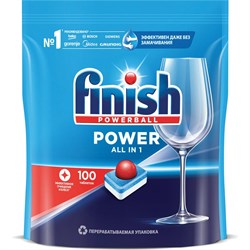 Таблетки для мытья посуды в посудомоечных машинах Finish All in 1 - фото 14714586