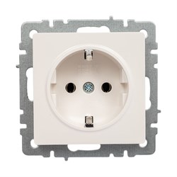 Одноместная розетка IEK Brite рс11-1-0-брб - фото 14717846