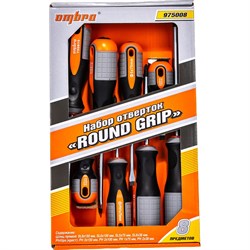Набор отверток OMBRA ROUND GRIP - фото 14719393