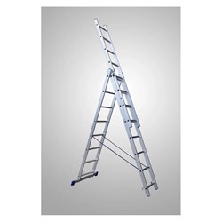 Универсальная трехсекционная лестница STAIRS AL308 - фото 14719528