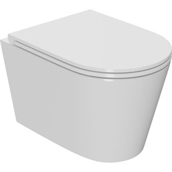 Подвесной безободковый унитаз Bauedge Bau Nimb Hurricane-2 - фото 14722265