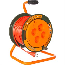 Силовой удлинитель на катушке GLANZEN EB-30-004 - фото 14723699
