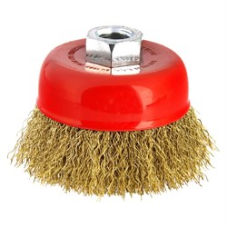 Чашеобразная кордщетка для ушм HAMMER Flex 207-102 - фото 14723798