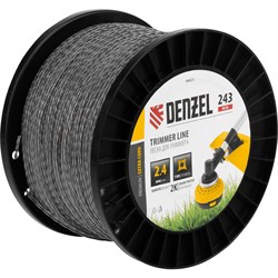 Двухкомпонентная леска для триммера Denzel EXTRA CORD - фото 14724866