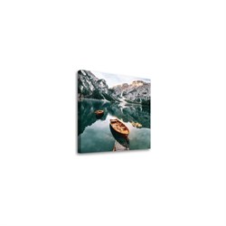 Постер (картина) Студия фотообоев лодки в горном озере - фото 14728700