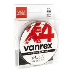 Плетеная леска Lucky John Vanrex х4 BRAID Moss Green 125/017 - фото 14737591