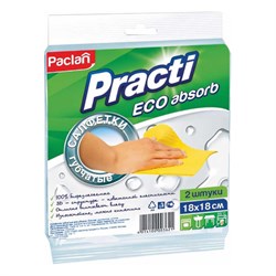 Целлюлозные губчатые салфетки Paclan Practi ECO absorb - фото 14740357