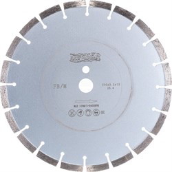 Сегментный алмазный диск по железобетону MESSER 300D-3.2T-12W-20S-25.4 Д.О. - фото 14740696
