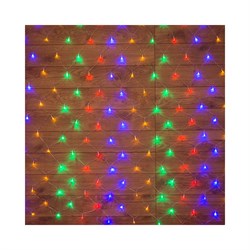 Гирлянда Neon-Night СЕТЬ 1,5х1,5м, прозрачный ПВХ, 150LED мультиколор - фото 14744017